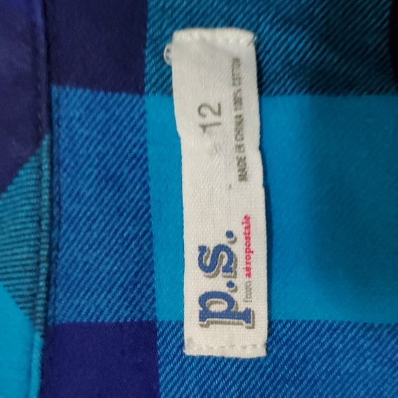 Ps by aeropostale flannel unisex - Picture 2 of 3